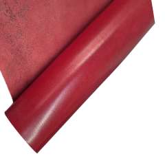Full Vegetal Deri Kırmızı 1.2mm ile 2mm Arası Kalınlıklar
