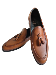 Erkek Hakiki Deri Ayakkabı Püsküllü