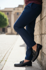 Erkek Hakiki Deri Ayakkabı Püsküllü