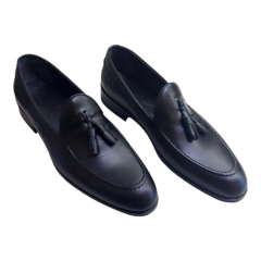 Erkek Hakiki Deri Ayakkabı Püsküllü