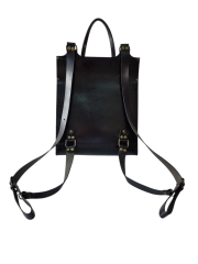 Kadın Hakiki Deri El ve Sırt Çantası El İşçiliği Hanmade 26cm x 32cm