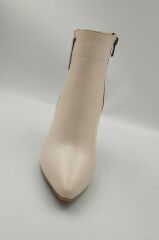 Kadın Hakiki Deri Fantazi Bot Bej