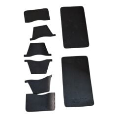 Full Vegetal Deri 1mm ile 1.2mm Kesilmiş Mini Cüzdan Kalıbı