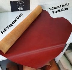 Full Vegetal Deri Kızılkahve 1.2mm ve 2mm