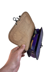 Kadın Hakiki Deri Omuz Çantası El İşçiliği Hanmade 15cm x 20cm