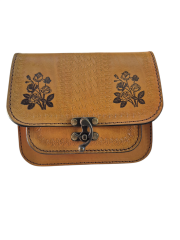 Kadın Hakiki Deri Omuz Çantası El İşçiliği Hanmade 18cm x 25cm