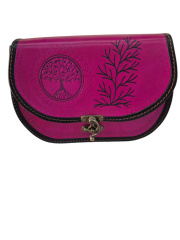 Kadın Hakiki Deri Omuz Çantası El İşçiliği Hanmade 18cm x 25cm