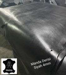 Manda Derisi Siyah 4mm