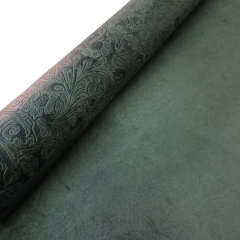 Vegetal Deri Haki Çiçek Baskı