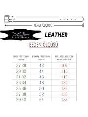 Hakiki Deri Kemer Kot 4.5cm