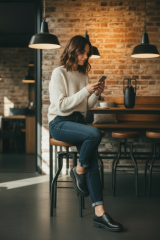 Kadın Vegan Deri Oxfrod Ayakkabı