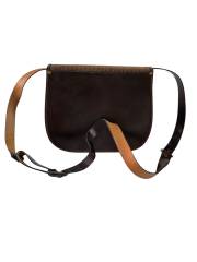 Hakiki Deri El İşçiliği El Omuz Çantası 19cmx26cm