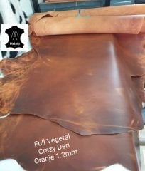 Full Vegetal Crazy Deri Oranje