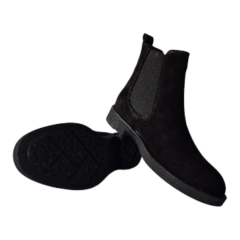 Erkek Hakiki Deri Süet Bot Yandan Chelsea