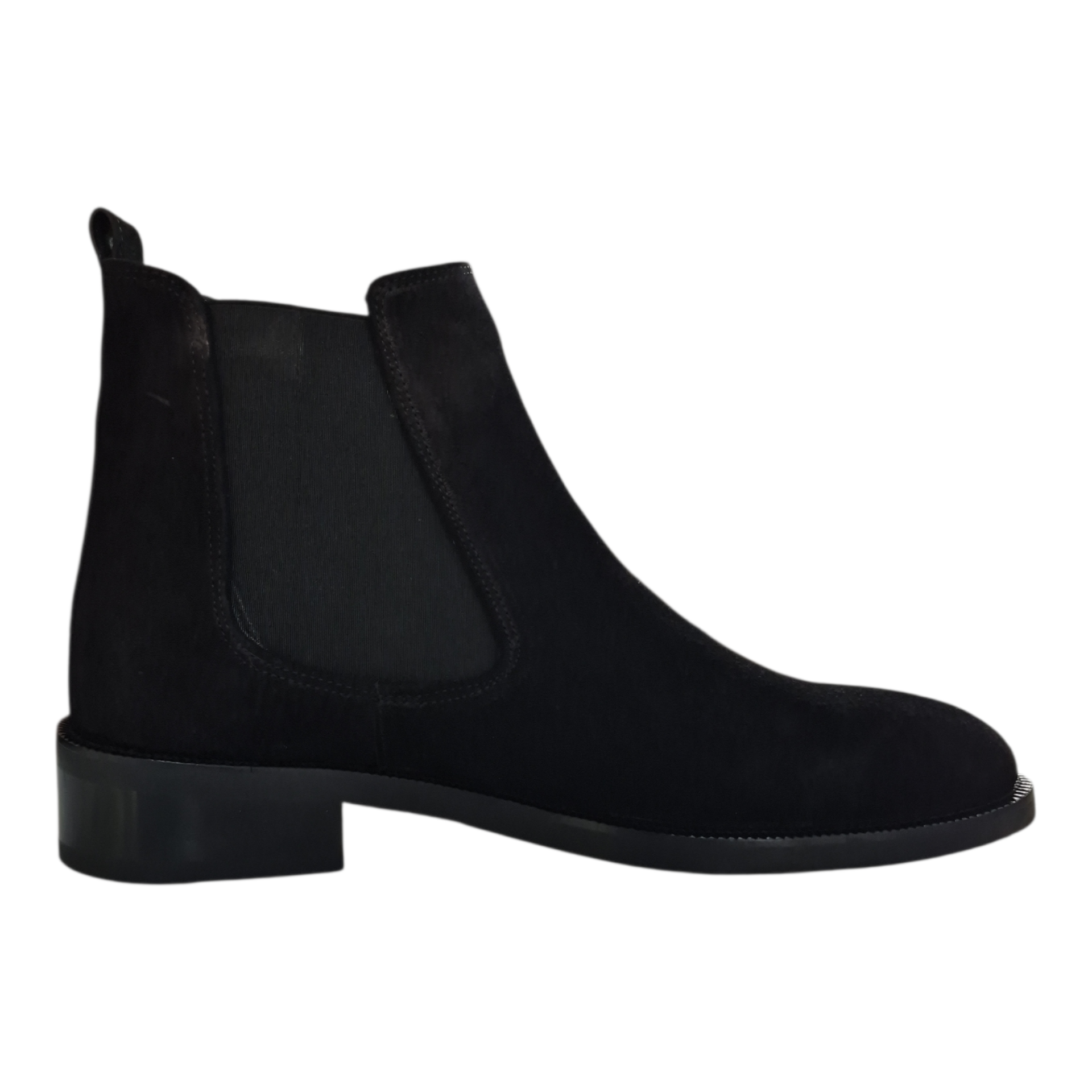 Erkek Hakiki Deri Süet Bot Yandan Chelsea