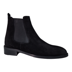 Erkek Hakiki Deri Süet Bot Yandan Chelsea