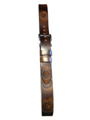 Hakiki Deri Kemer 4.5cm El İşçiliği Handmade