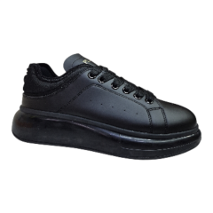 Erkek Vegan Deri Sneaker Spor Ayakkabı