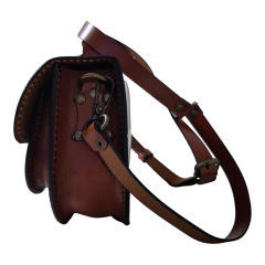 Kadın Hakiki Deri  El Omuz Çantası El İşçiliği Hanmade