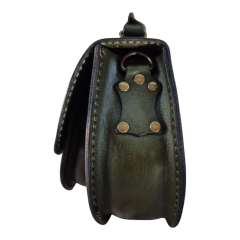 Kadın Hakiki Deri  El Omuz Çantası El İşçiliği Hanmade