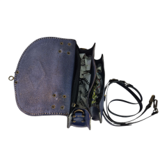 Kadın Hakiki Deri  El Omuz Çantası El İşçiliği Hanmade