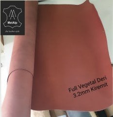 Full Vegetal Deri Kızılkahve 3mm ve 3.2mm