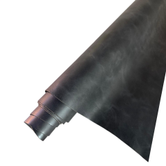 Vegetal Crazy Deri Siyah 1mm ile 2mm Arası Kalınlıklar