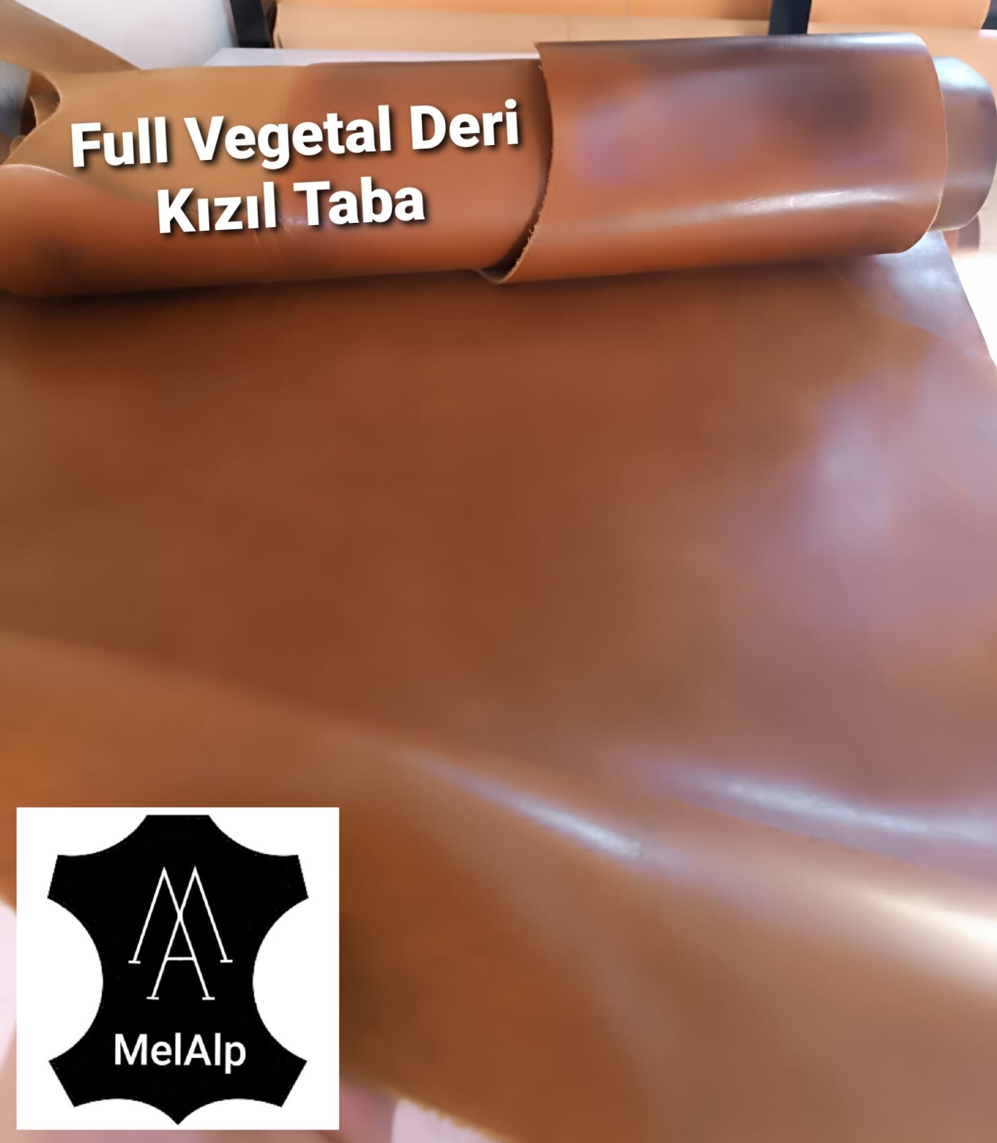 Full Vegetal Deri Kızıl Taba Navada 2.2mm