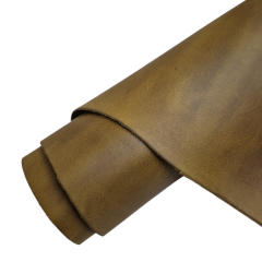 Vegetal Crazy Deri Açık Taba 1mm ile 2mm Arası Kalınlıklar