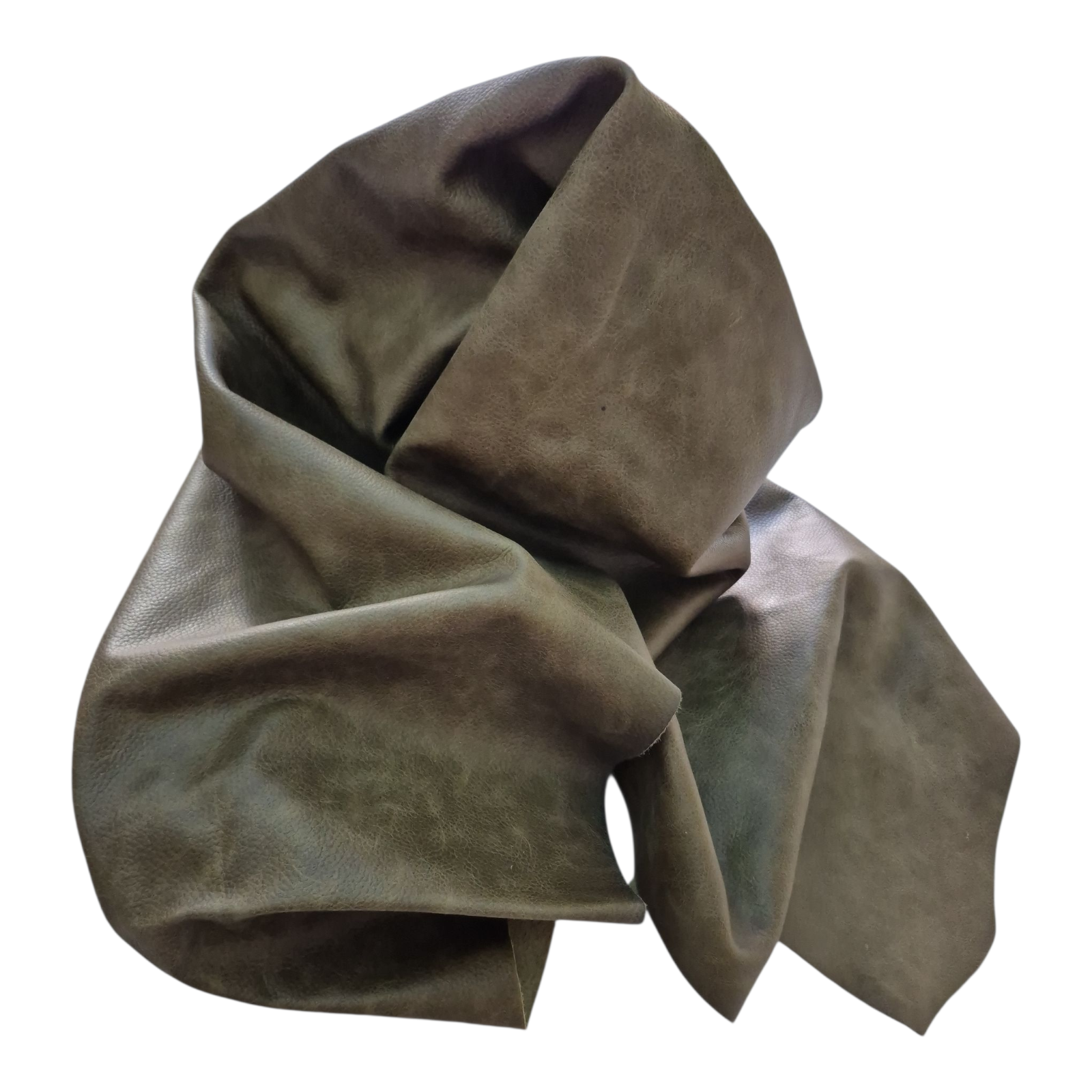 Clasik Crazy Deri Flother Yeşil