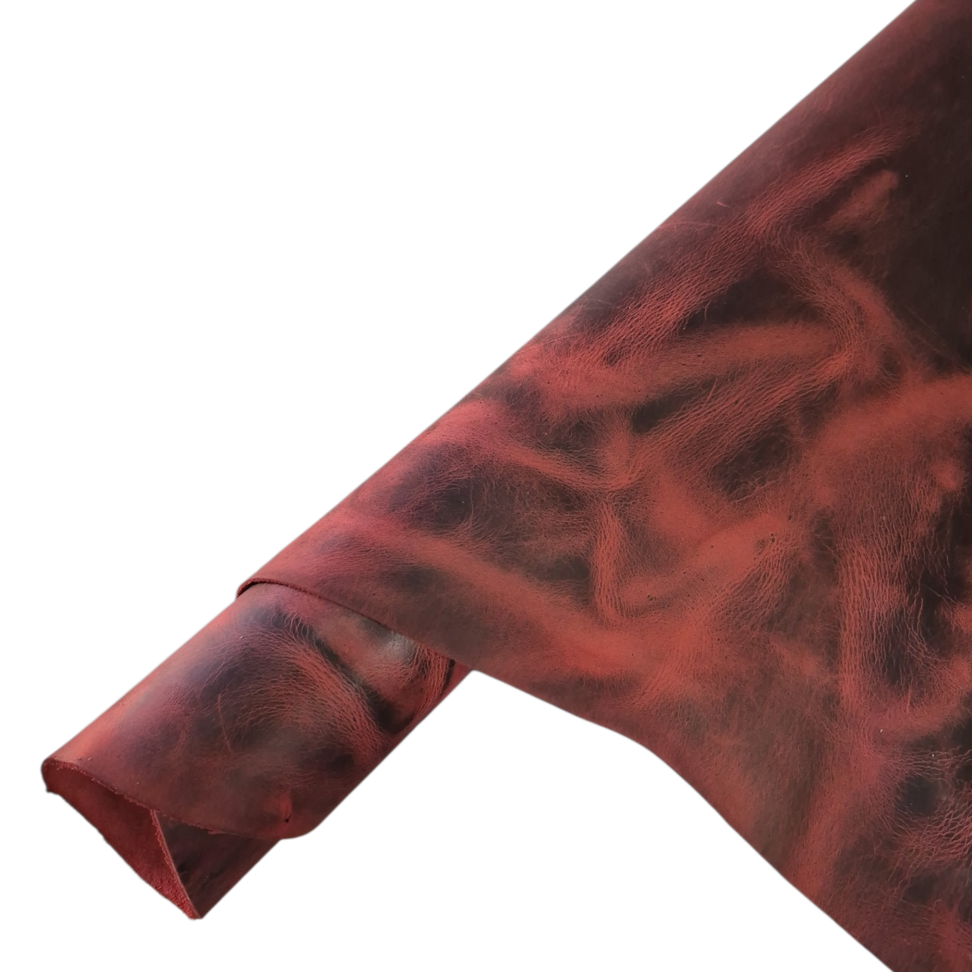 Clasik Crazy Deri Kırmızı