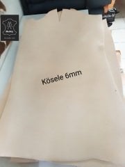 Kösele Deri Naturel 4mm ve 6mm