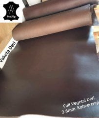 Full Vegetal Deri Kahverengi 4mm Krupon