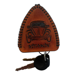 Hakiki Deri Anahtarlık El İşçiliği