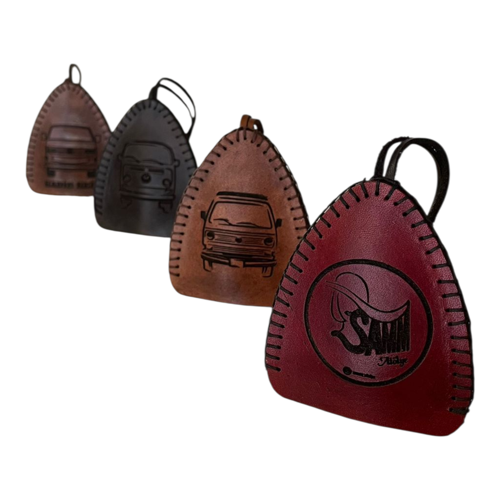 Hakiki Deri Anahtarlık El İşçiliği