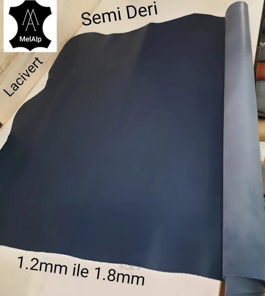 Semi Vejital Deri Lacivert