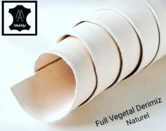 Full Vegetal Deri Naturel 1.2mm ile 4mm Arası Kalınlıklar