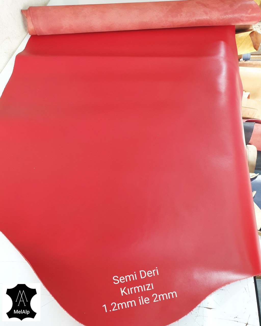 Semi Analin Deri Kırmızı