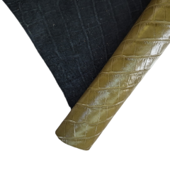 Semi Vejital Kroko Deri Yeşil 0.8mm ile 1mm