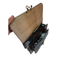 Kadın Hakiki Deri Omuz Çantası El İşçiliği Hanmade