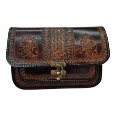 Kadın Hakiki Deri Omuz Çantası El İşçiliği Hanmade