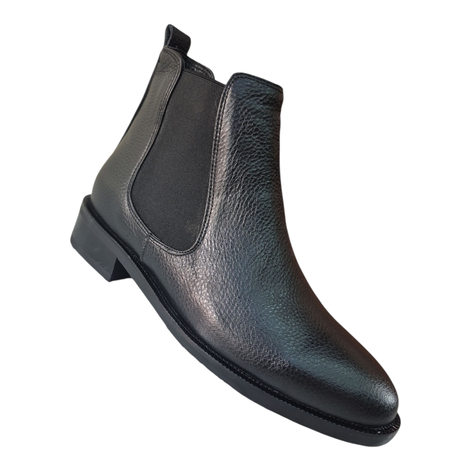 Erkek Hakiki Deri Bot Yandan Lastikli