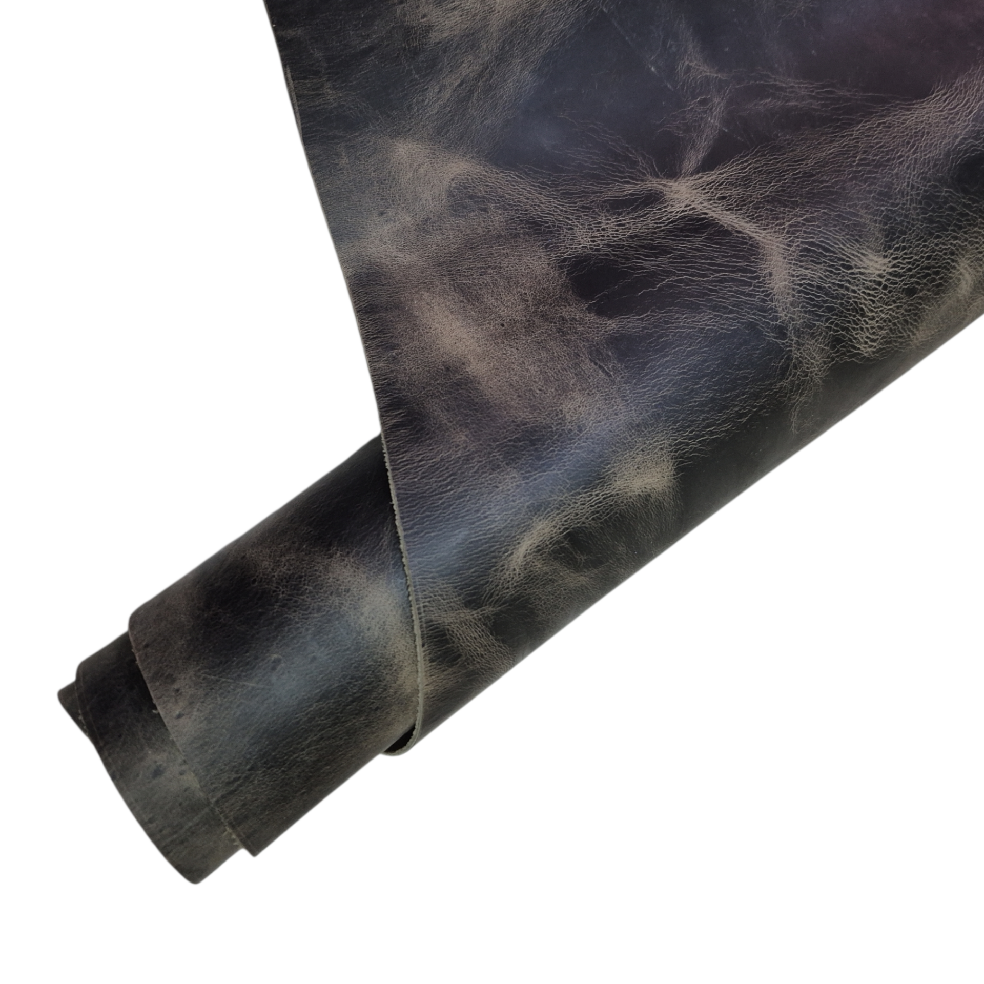 Clasik Crazy Deri Koyu Gri